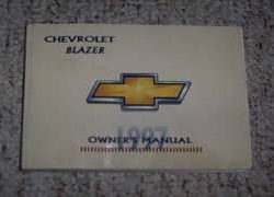 1997 Chevrolet Blazer Owner's Manual