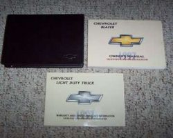 1997 Chevrolet Blazer Owner's Manual Set