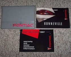 1997 Pontiac Bonneville Owner's Manual Set