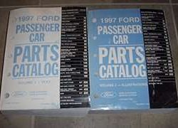 1997 Ford Escort Parts Catalog Text & Illustrations