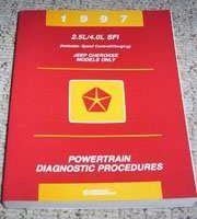 1997 Jeep Cherokee 2.5L & 4.0L Engines Powertrain Diagnostic Procedures Manual
