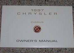 1997 Chrysler Cirrus Owner's Manual