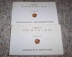 1997 Chrysler Cirrus Owner's Manual Set