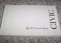 1997 Honda Civic Sedan Owner's Manual