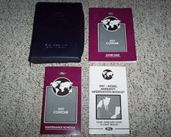 1997 Ford Contour Owner's Manual Set