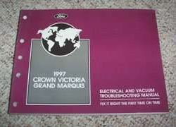 1997 Mercury Grand Marquis Electrical & Vacuum Troubleshooting Manual