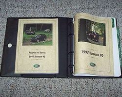 1997 Land Rover Defender 90 USA Edition Owner's Manual Set