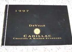 1997 Cadillac Deville Owner Operator User Guide Manual