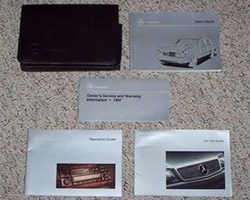 1997 Mercedes Benz E300 Diesel, E320 & E420 E-Class Owner's Manual Set