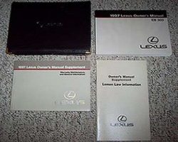 1997 Lexus ES300 Owner's Manual Set
