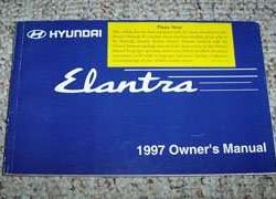 1997 Hyundai Elantra Owner's Manual