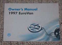 1997 Volkswagen Eurovan Owner's Manual