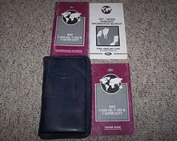 1997 Ford F-350 Truck Owner's Manual Set