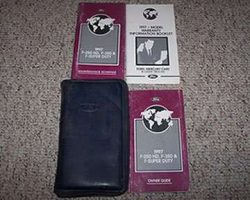 1997 Ford F-450 Truck Owner's Manual Set