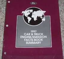 1997 Lincoln Town Car Engine/Emission Facts Book Summary