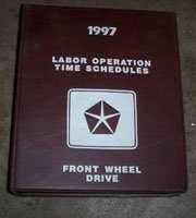 1997 Plymouth Breeze Labor Time Guide Binder