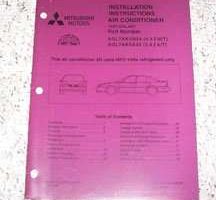 1997 Mitsubishi Galant Air Conditioner Installation Manual