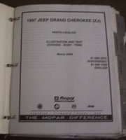 1997 Jeep Grand Cherokee Mopar Parts Catalog Binder