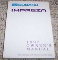 1997 Subaru Impreza Owner's Manual