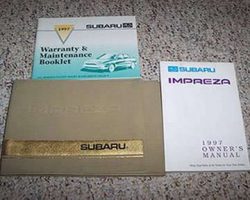 1997 Subaru Impreza Owner's Manual Set