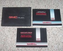 1997 GMC Jimmy Owner's Manual Set