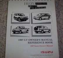 1997 Isuzu Hombre Owner's Manual Reference Book