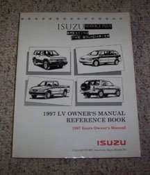 1997 Isuzu Trooper Owner's Manual Reference Book