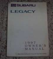 1997 Subaru Legacy Owner's Manual