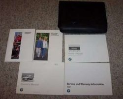 1997 BMW M3 Owner's Manual Set