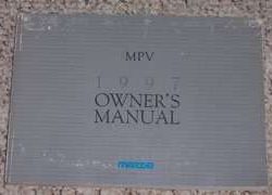 1997 Mazda MPV Owner's Manual