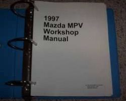 1997 Mazda MPV Workshop Service Manual Binder