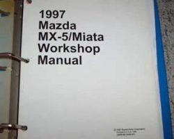 1997 Mazda MX-5 Miata Service Manual Binder