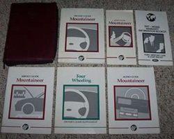 1997 Mercury Mountaineer Owner's Manual Set