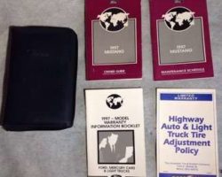 1997 Ford Mustang Owner's Manual Set