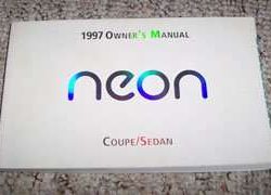 1997 Dodge Neon Owner's Manual
