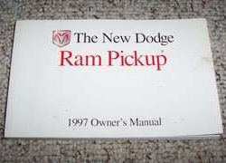 1997 Dodge Ram Truck Owner's Manual