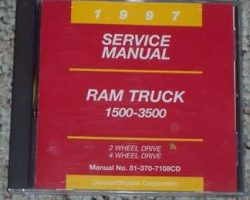 1997 Dodge Ram Truck Service Manual CD