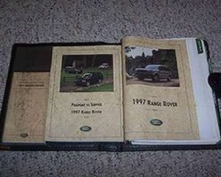 1997 Land Rover Range Rover Owner's Manual Set