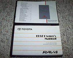 1997 Toyota Rav4 Owner's Manual Set