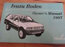 1997 Isuzu Rodeo Owner's Manual