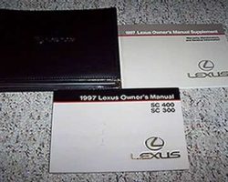 1997 Lexus SC400 & SC300 Owner's Manual Set