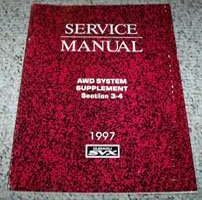 1997 Subaru SVX AWD System Service Manual Supplement