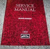 1997 Subaru SVX Service Manual Supplement