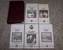 1997 Mercury Sable Owner's Manual Set