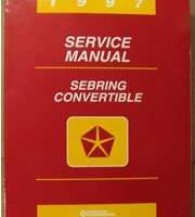 1997 Chrysler Sebring Convertible Service Manual