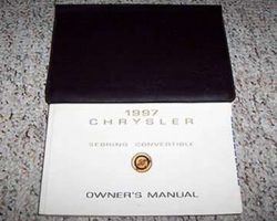 1997 Chrysler Sebring Convertible Owner's Manual Set