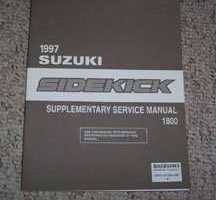 1997 Suzuki Sidekick 1800 Service Manual Supplement