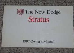 1997 Dodge Stratus Owner's Manual