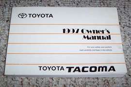 1997 Toyota Tacoma Owner's Manual