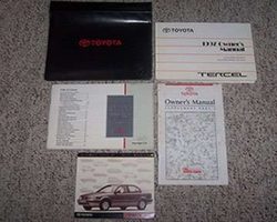 1997 Toyota Tercel Owner's Manual Set